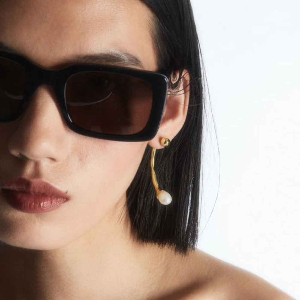 [COS] Freshwater Pearl Drop Earrings